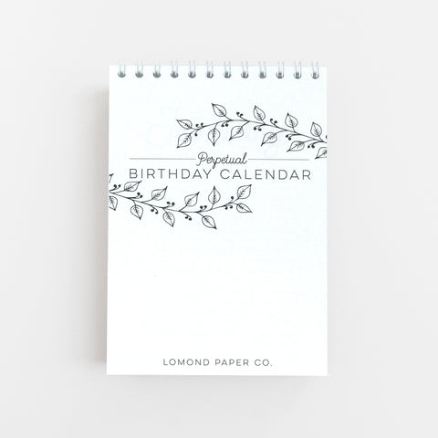 Perpetual Birthday Desk Calendar