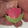 Folk Flower Enamel Pin - Lomond Paper Co.