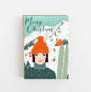 Merry Christmas Ski-ing Card - Lomond Paper Co.
