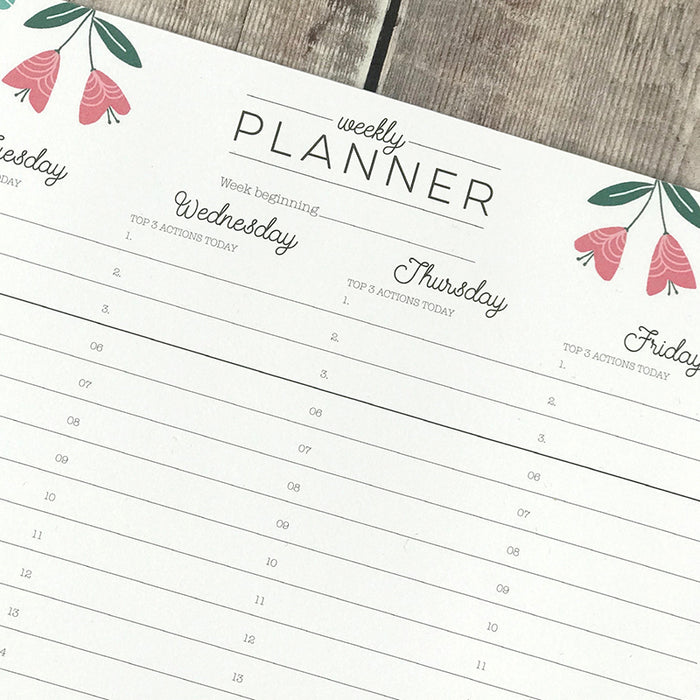 Botanical Weekly Planner - Lomond Paper Co.