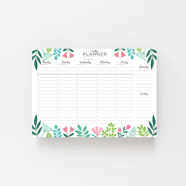 Botanical Weekly Planner - Lomond Paper Co.
