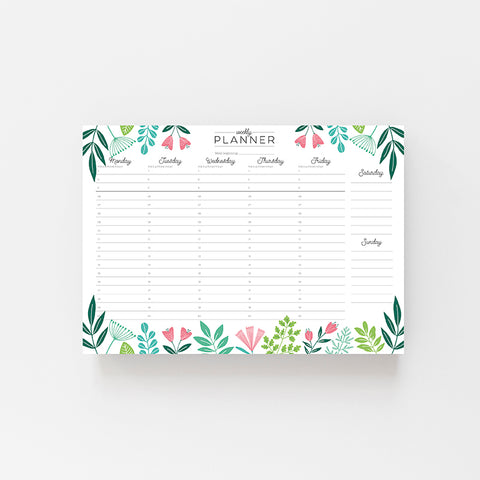 Botanical Weekly Planner - Lomond Paper Co.