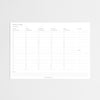 weekly planner - printable pdf - A4 weekly planner