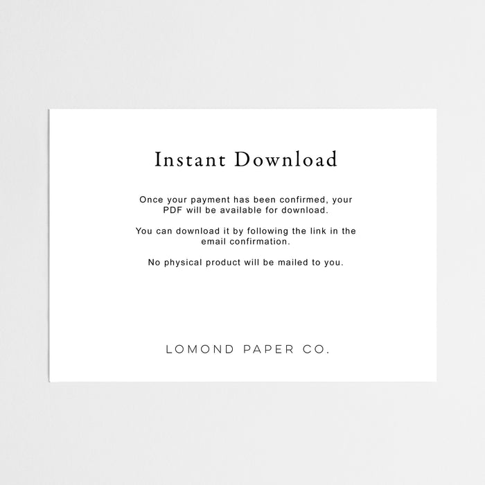 A4 Weekly Planner - Instant Download