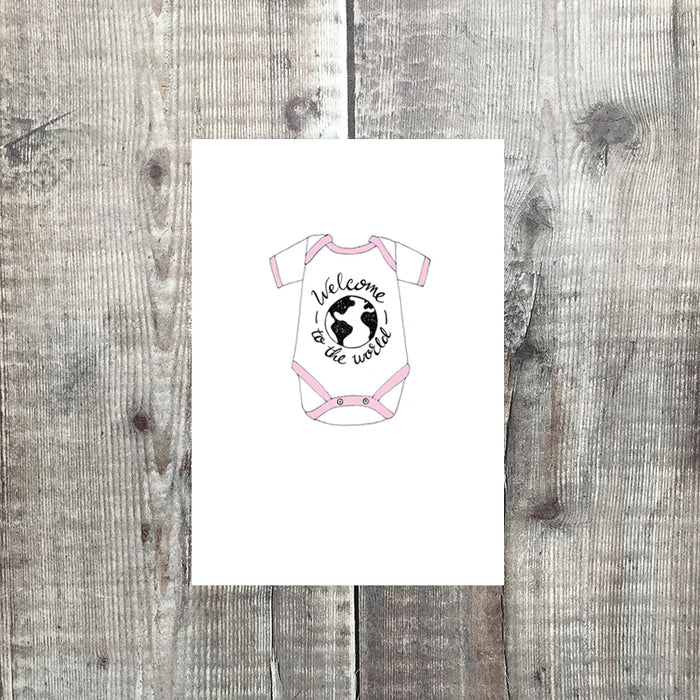 welcome to the world baby girl - lomond paper co.