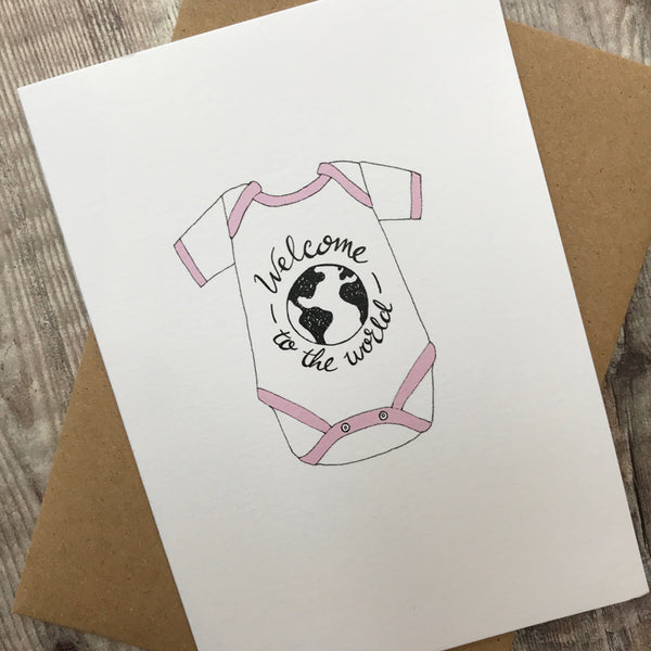 welcome to the world baby girl - lomond paper co.