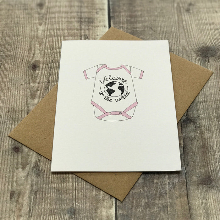 welcome to the world baby girl - lomond paper co.