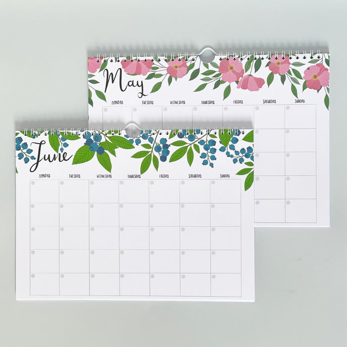 Wildwood - Undated 12 Month Wall Calendar
