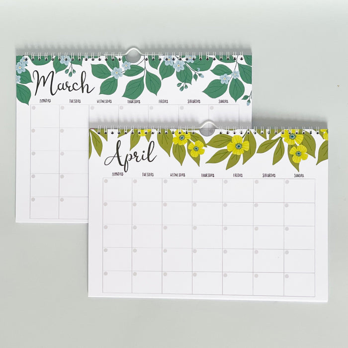 Wildwood - Undated 12 Month Wall Calendar